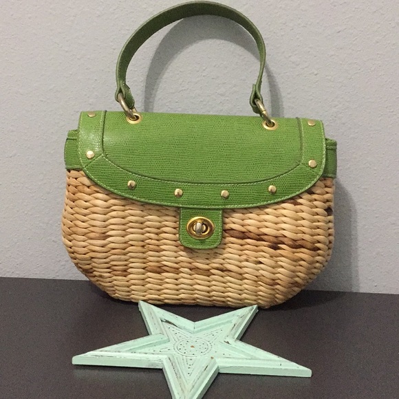 Handbags - 🧡Green Straw Handbag